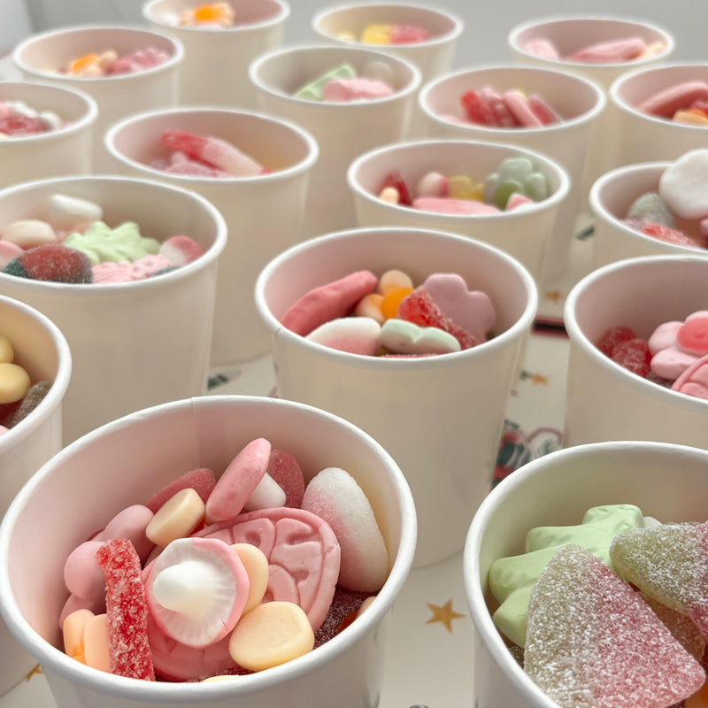 authentic swedish candy mix. gummies, sour candies and foamy sweets imported from sweden. gift wrapped for events.